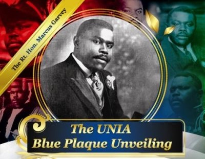 Marcus Garvey UNIA Blue Plaque