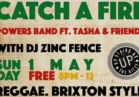 Catch A Fire Reggae Night May 2016