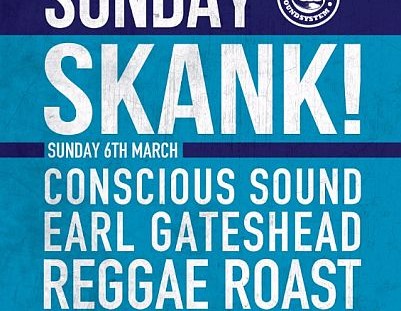 Reggae Roast Sunday Skank March 2016