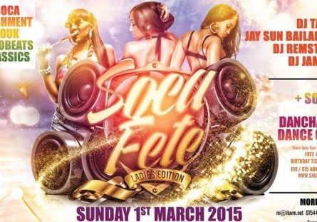 Soca Fete Ladies Edition March 2015